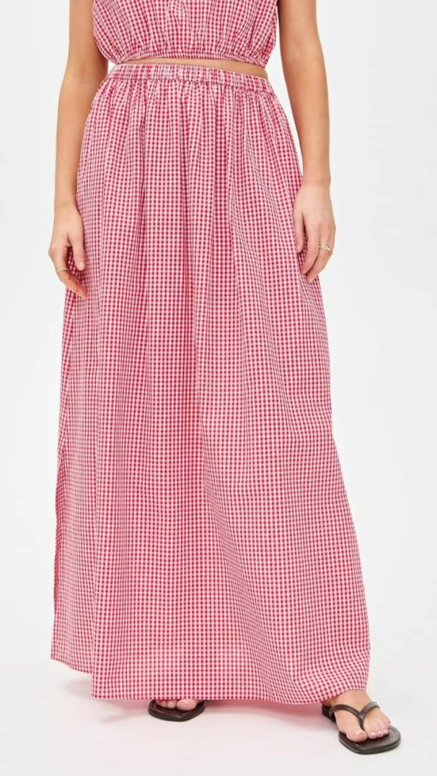 Playa Lucila Women's Flowy Maxi Skirt - Elegant Long Boho Skirt for Summer