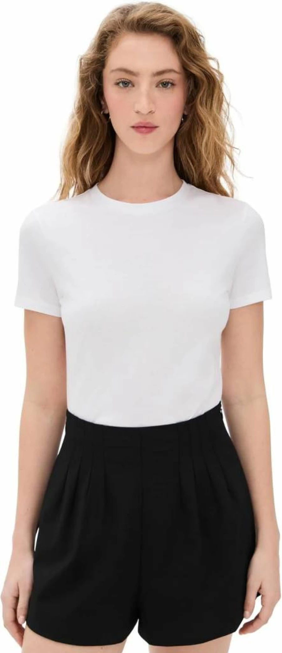 Theory Women's Tiny Tee - Slim Fit Short Sleeve T-Shirt for Women