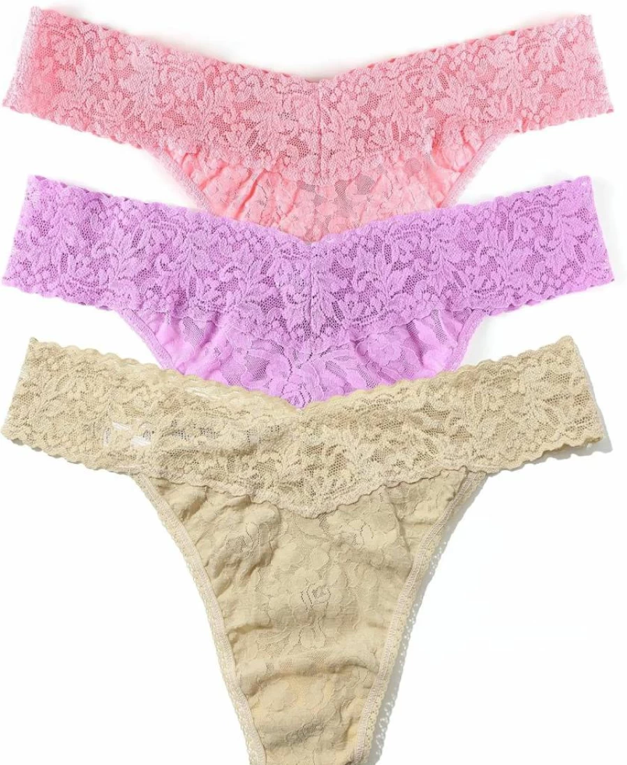 Hanky Panky Original Rise Thong 3-Pack Printed Gift Box