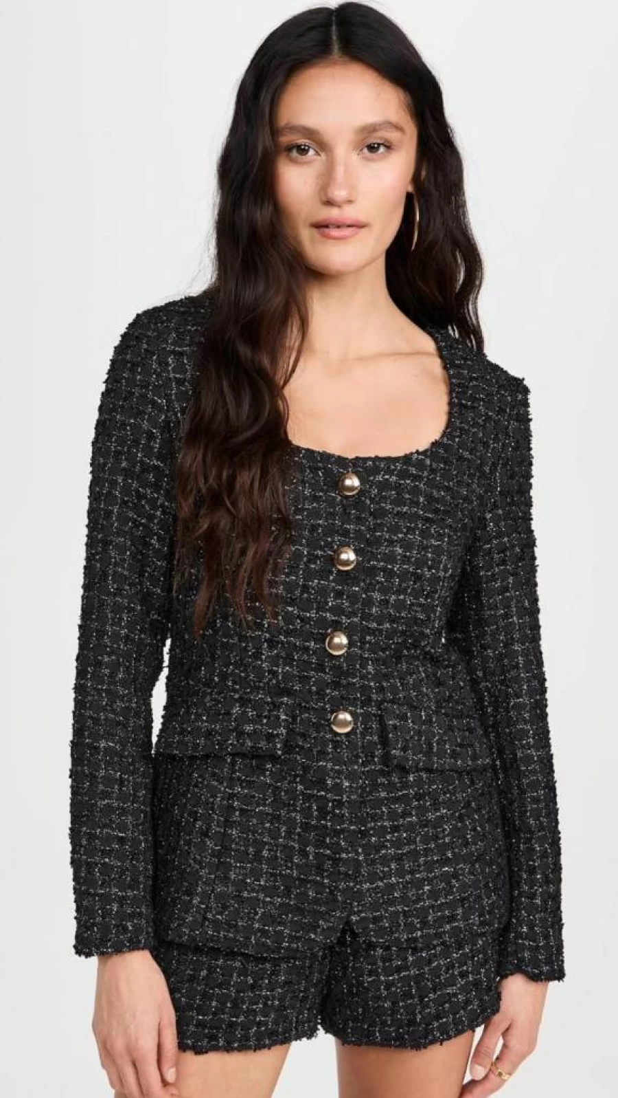 Amanda Uprichard Women's Kya Romper Long Sleeve Jumpsuit - Elegant One-Piece Outfit for Women