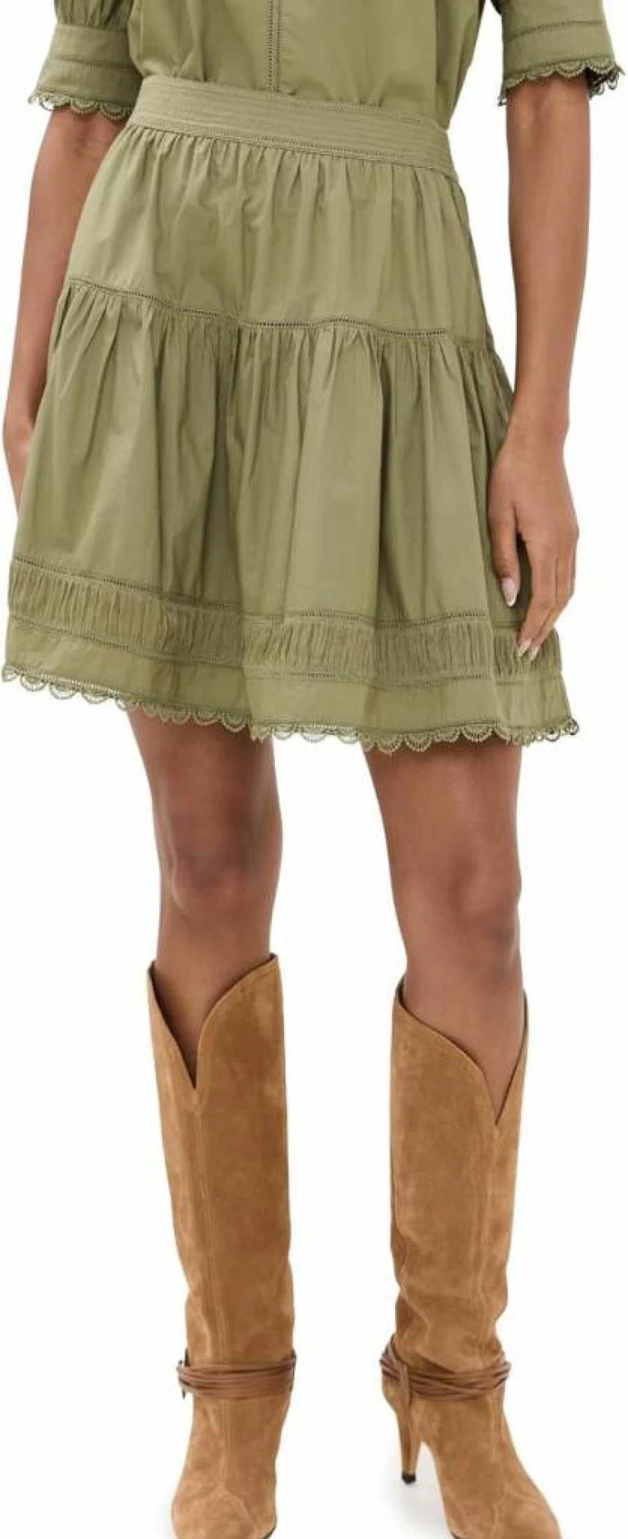 Ulla Johnson Women's Ayla Skirt - Floral Print Midi Skirt for Women
