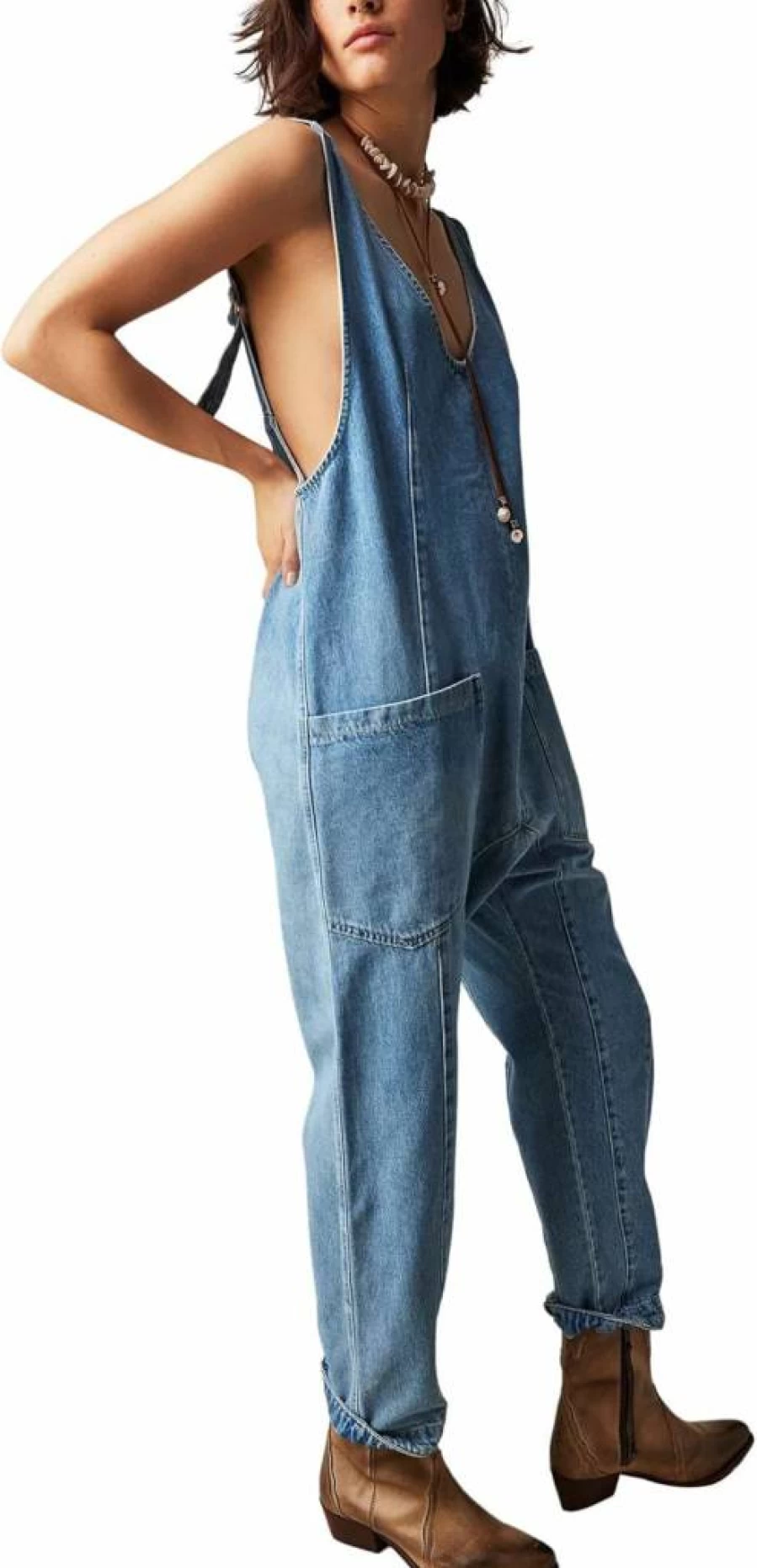 Free Women's High Roller Jumpsuit by Free People - Stylish & Comfortable One-Piece Outfit