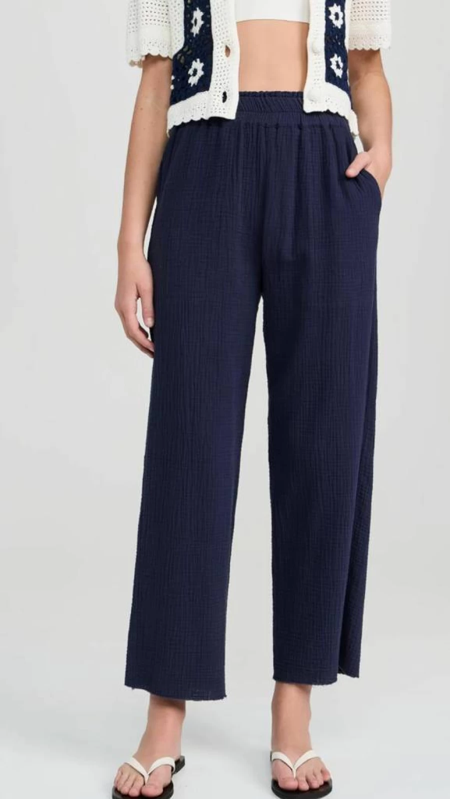 Rails Women's High-Waisted Leon Crop Pants - Comfortable & Stylish Casual Trousers