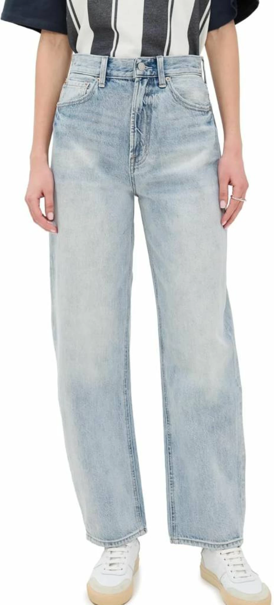 Pistola Denim Women's High-Rise Wes Jeans - Classic Blue Stretch Denim Skinny Fit Pants