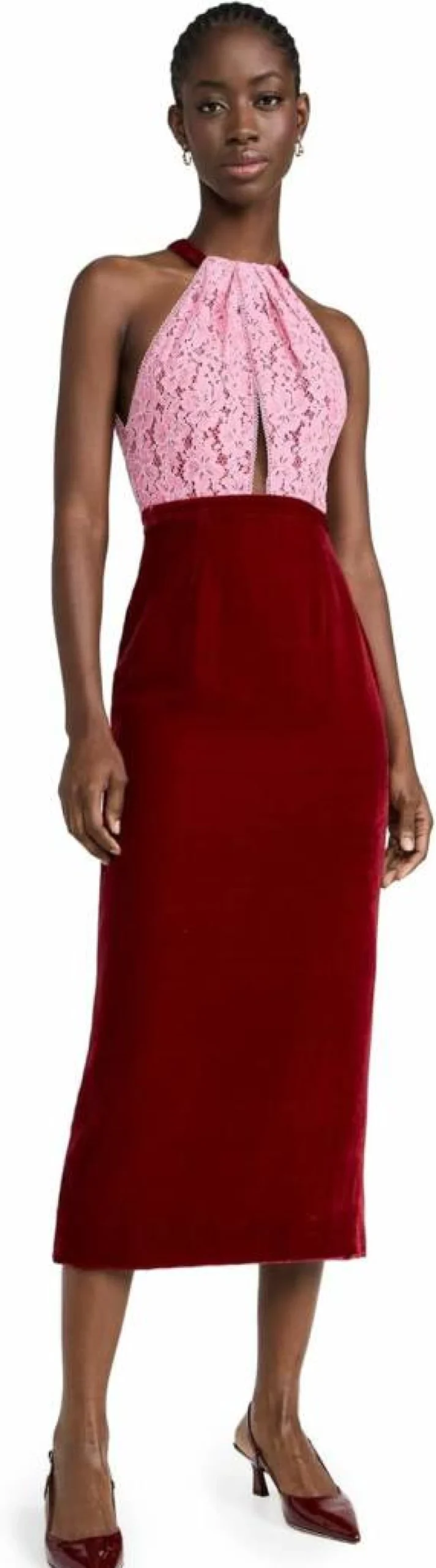 SALONI Women's Wallis Velvet Dress - Elegant Velvet Evening Gown