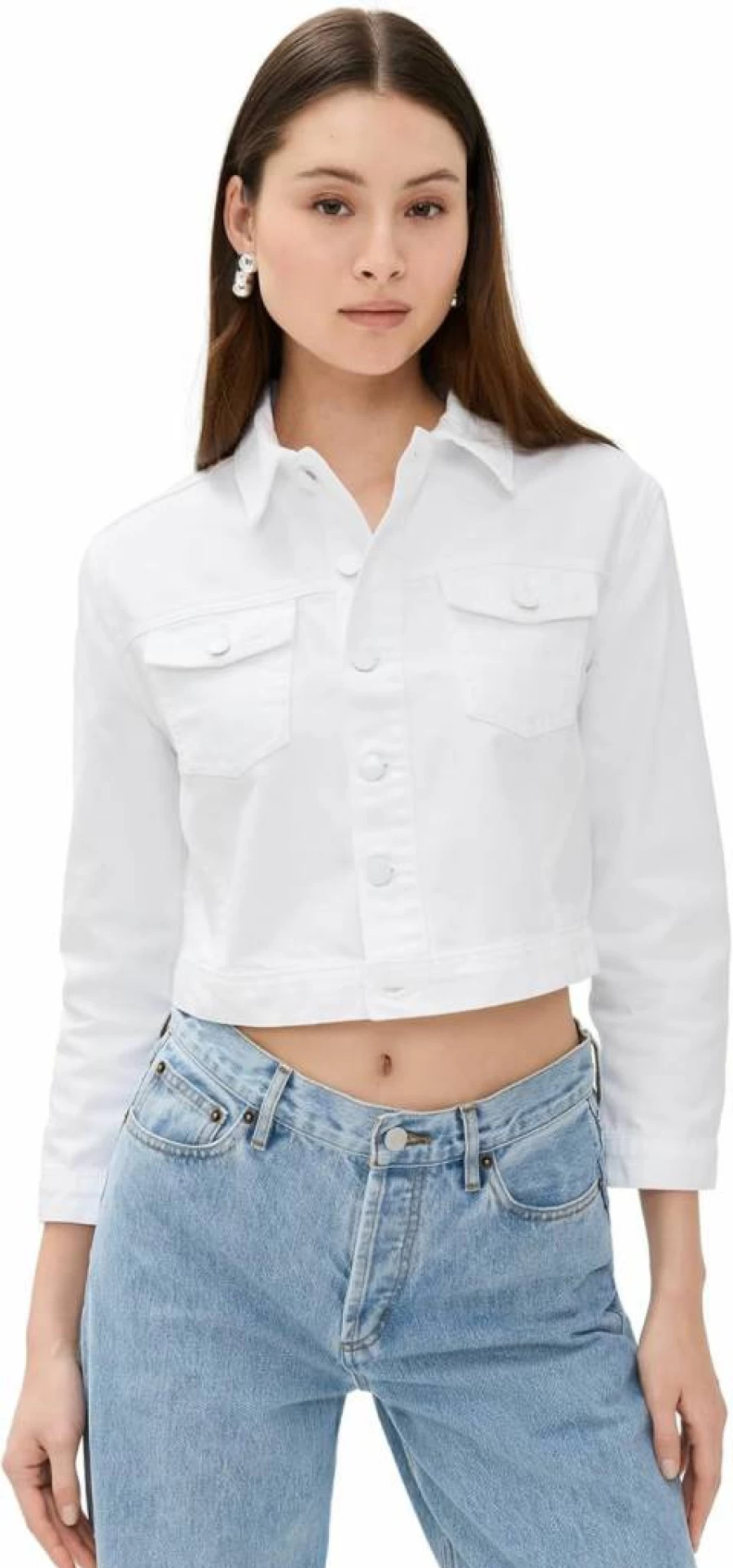 L'AGENCE Women's Koda Cropped Jacket | Stylish Short Outerwear Coat