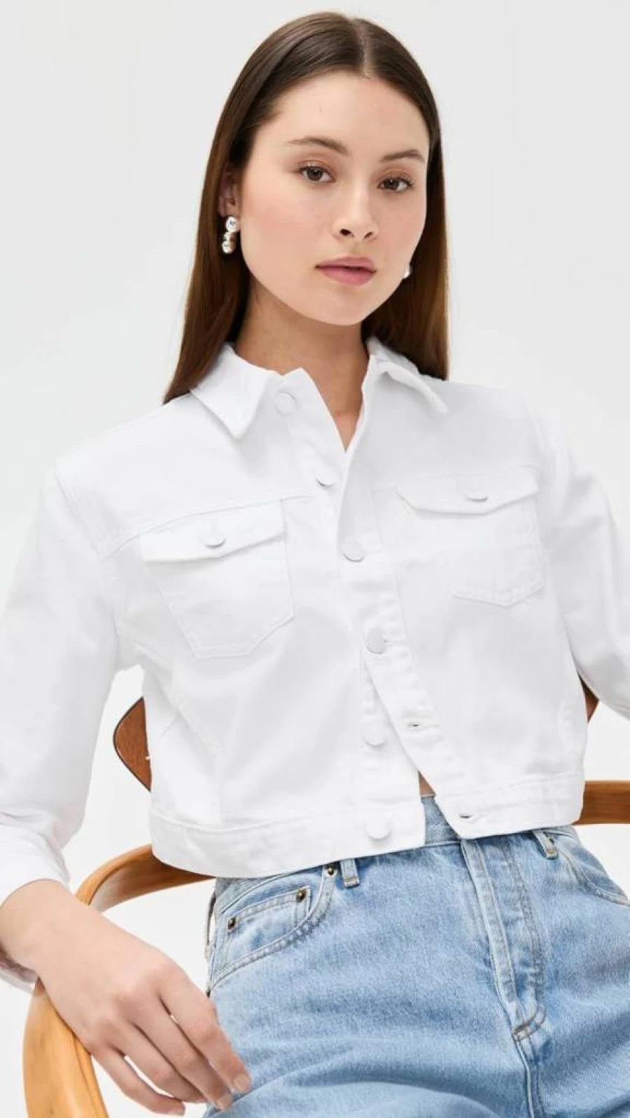 L'AGENCE Women's Koda Cropped Jacket | Stylish Short Outerwear Coat