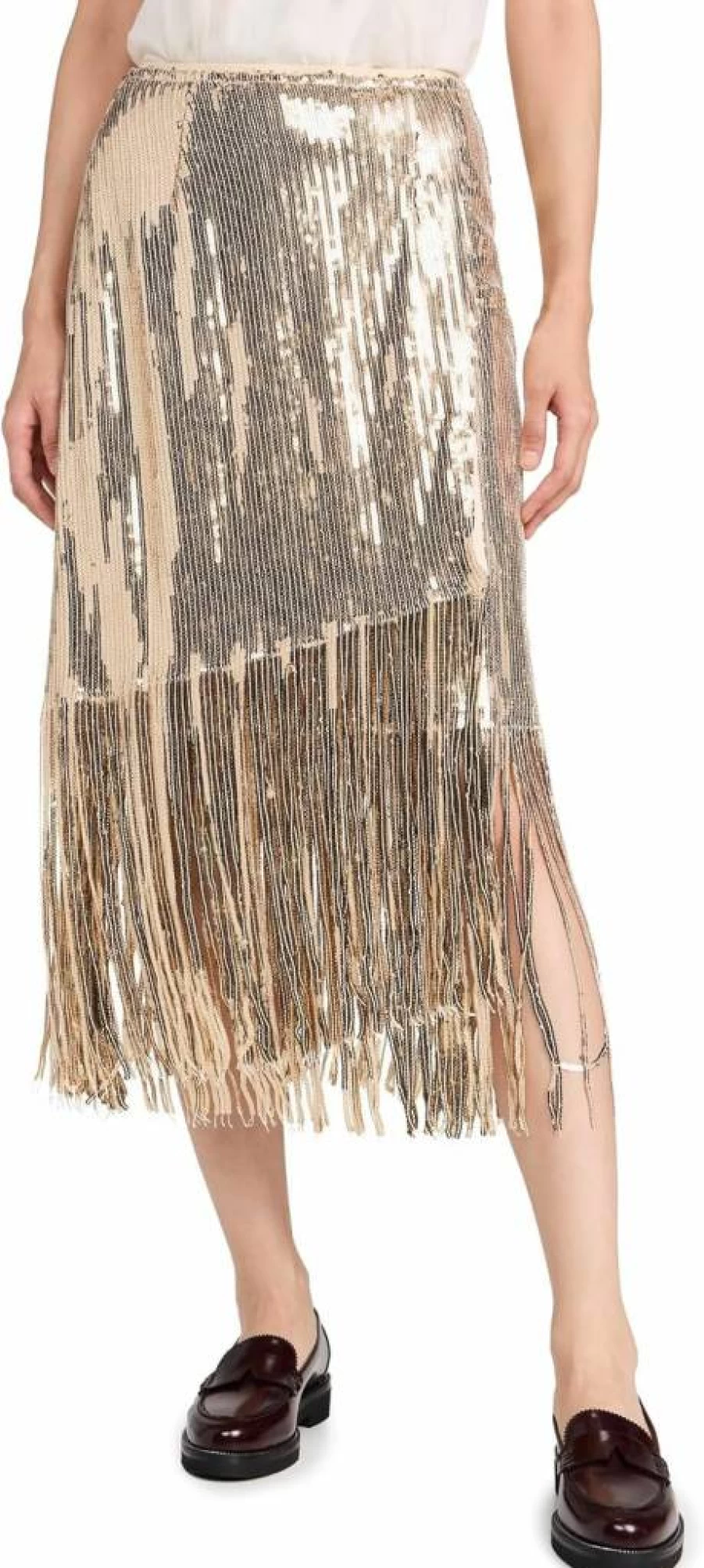 Chloe Kristyn Women's Alexandra Skirt - Elegant Flowy Midi Skirt for Women