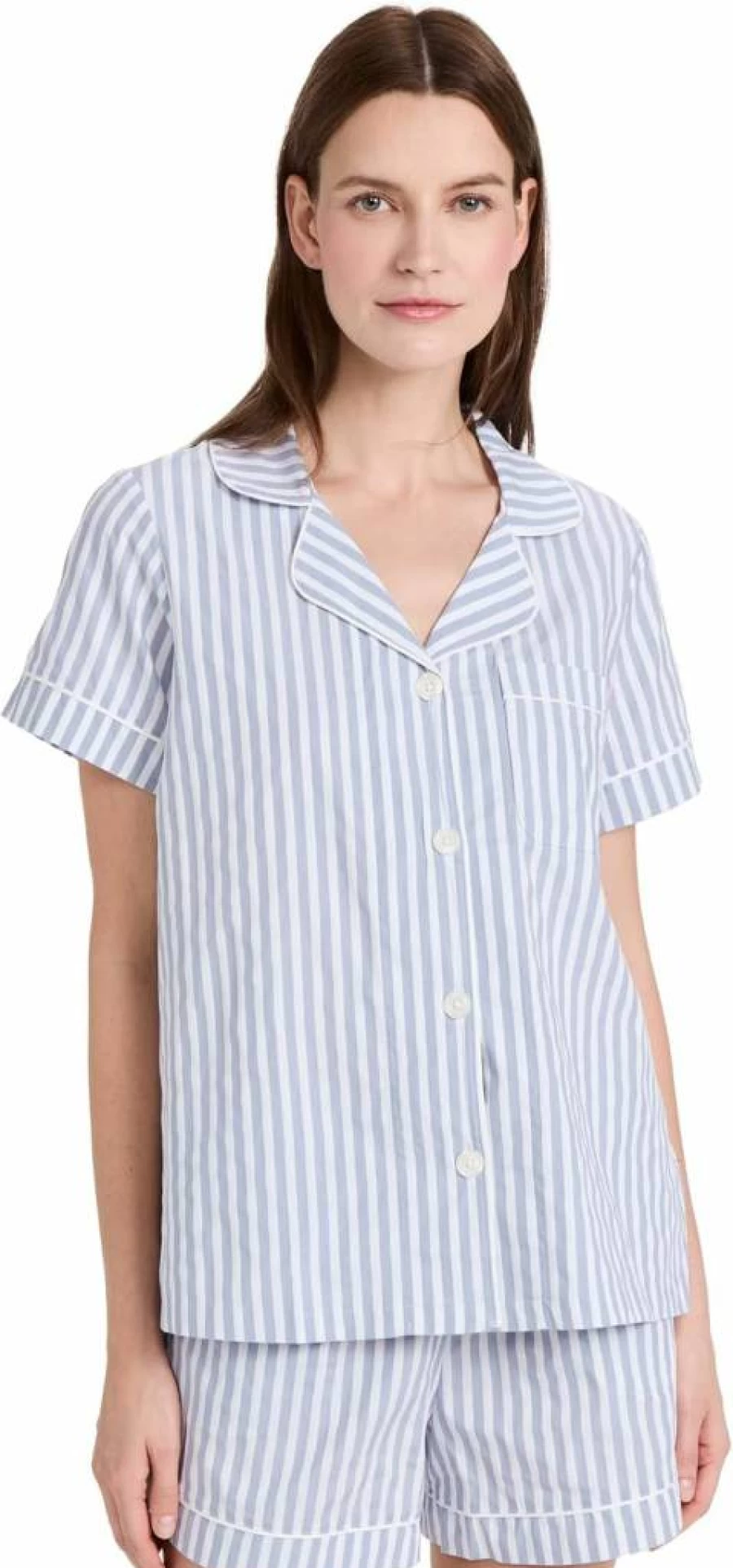 BedHead Pajamas Women's Classic Striped Cotton Pajama Set - Comfortable Sleepwear Lounge Set