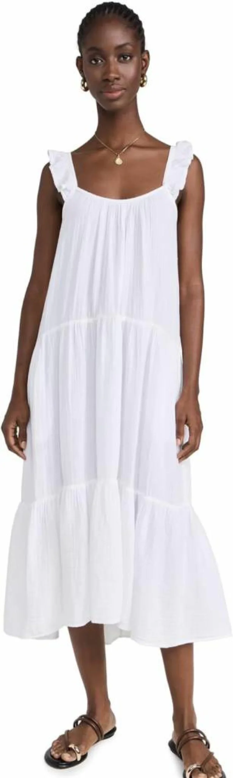 XIRENA Women's Rumer Dress - Stylish Summer Casual Flowy Midi Dress