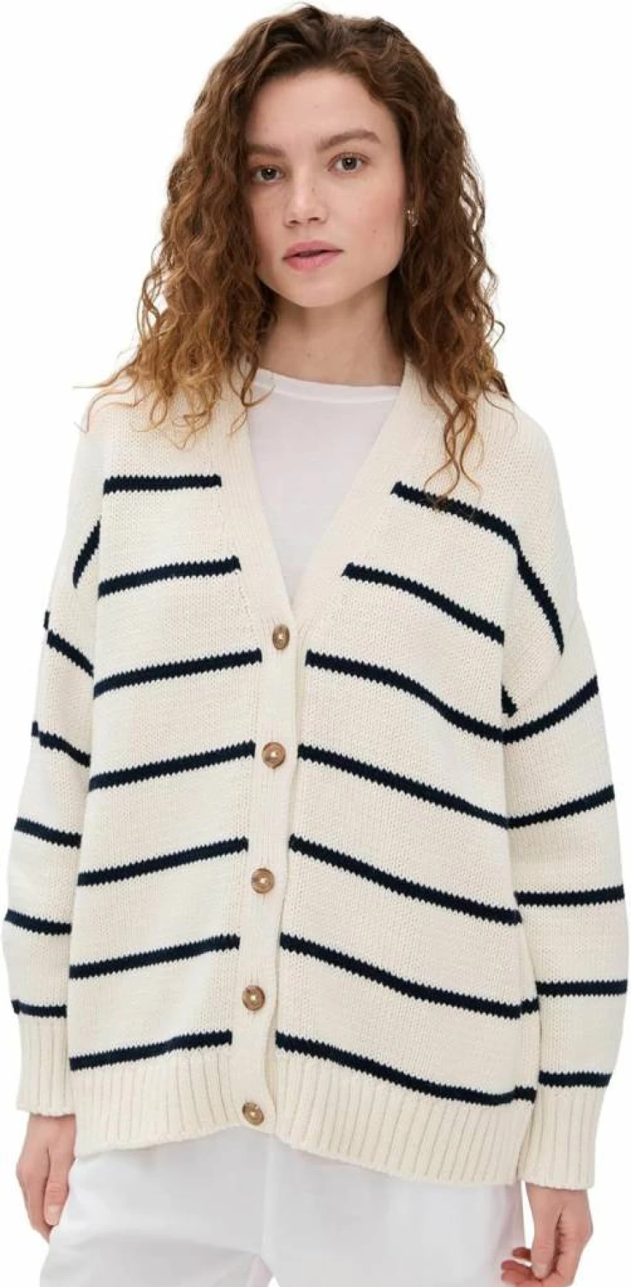 Jenni Kayne Women's Cashmere Cardigan Sweater - Luxury Soft Knit Chloe Style