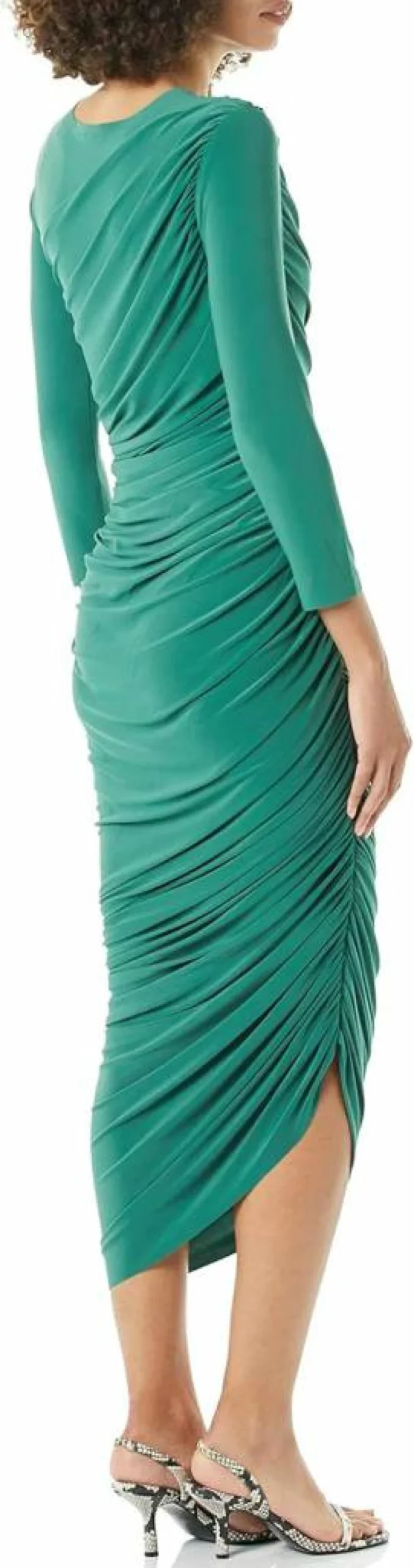 Norma Kamali Women's Diana Long Sleeve Evening Gown - Elegant Formal Dress