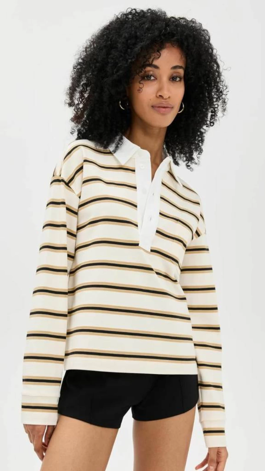 LE BOP Women's Hayley Colorblock Polo Shirt - Stylish Casual Wear for Women