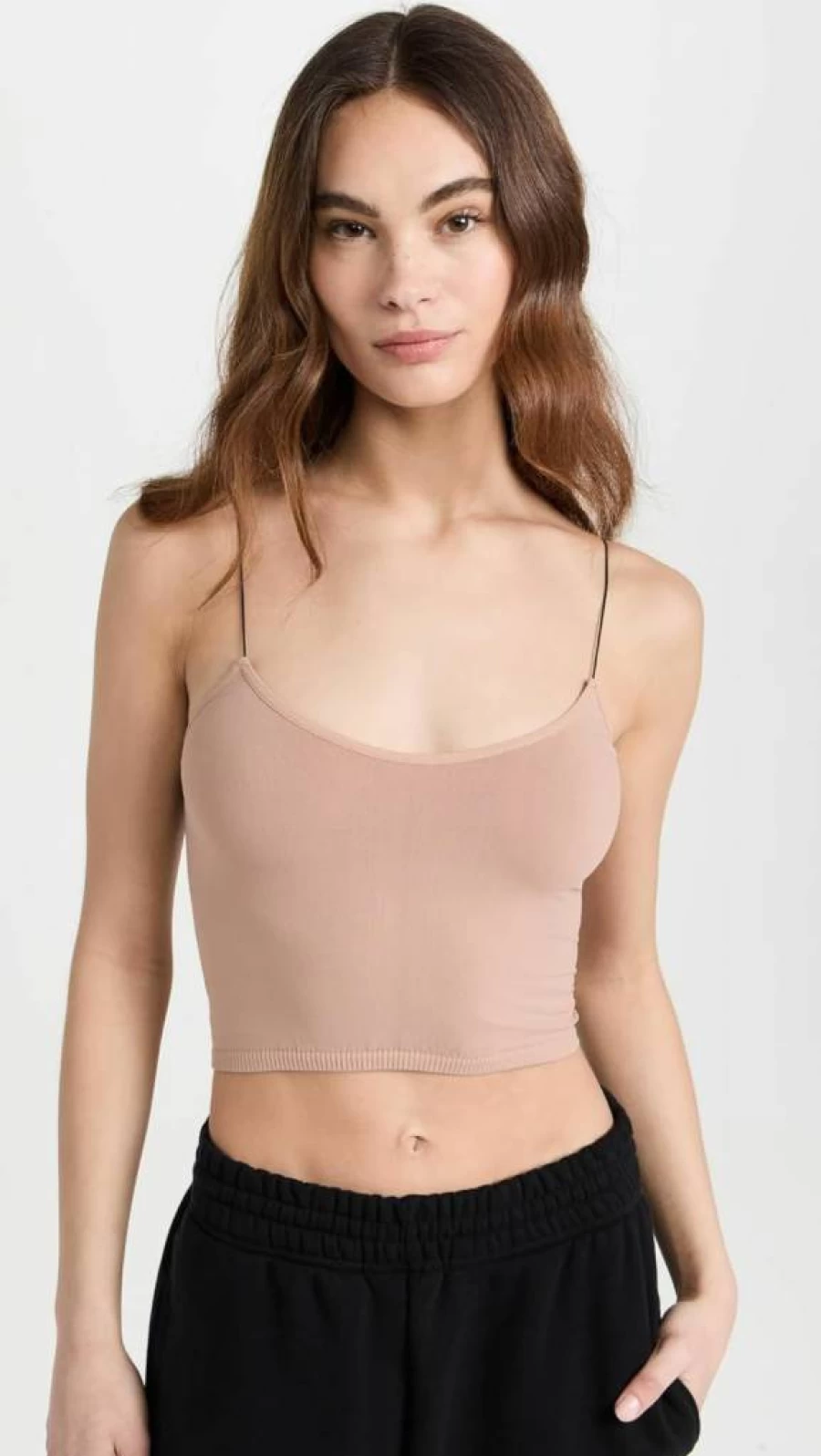 Free Women's Seamless Skinny Strap Brami Top by Free People