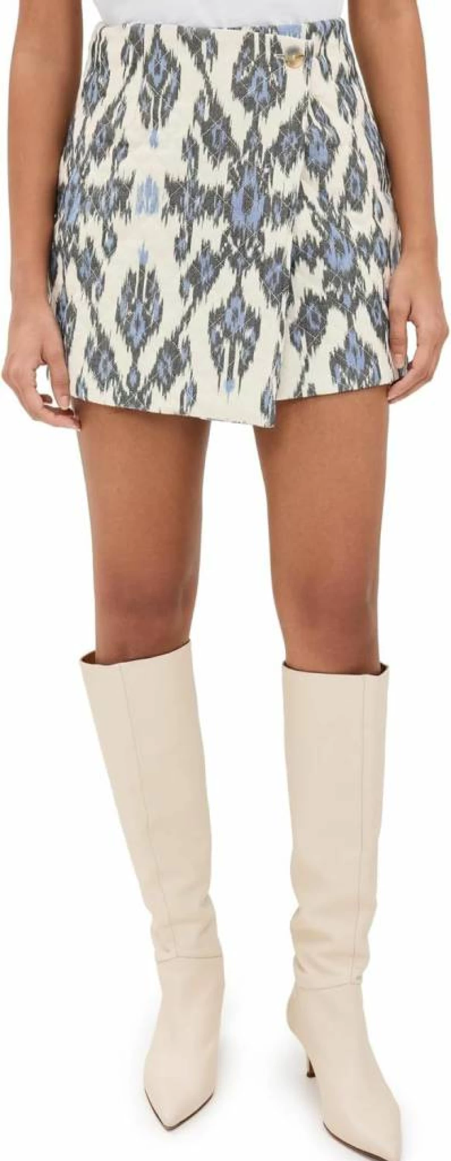 Ulla Johnson Zina Floral Print Midi Skirt for Women - Boho Chic Style