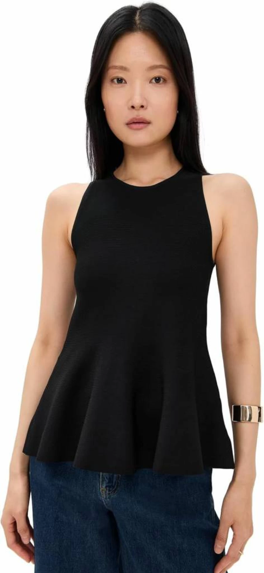 Line & Dot Women's Amina Top - Stylish Casual Blouse for Everyday Wear