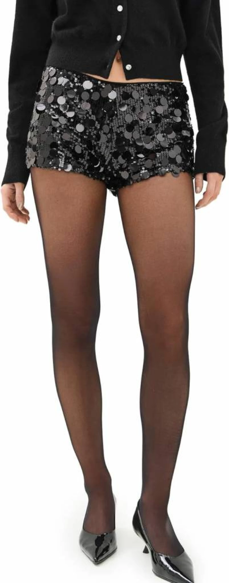 NIA Women's High-Waisted Hot Shorts for Fever Nightclub Party Wear