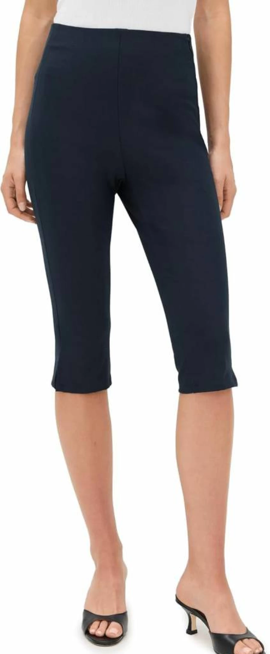 Theory Women's Slim-Fit Capri Pants - High-Waisted Office Ankle Pants for Professional Women