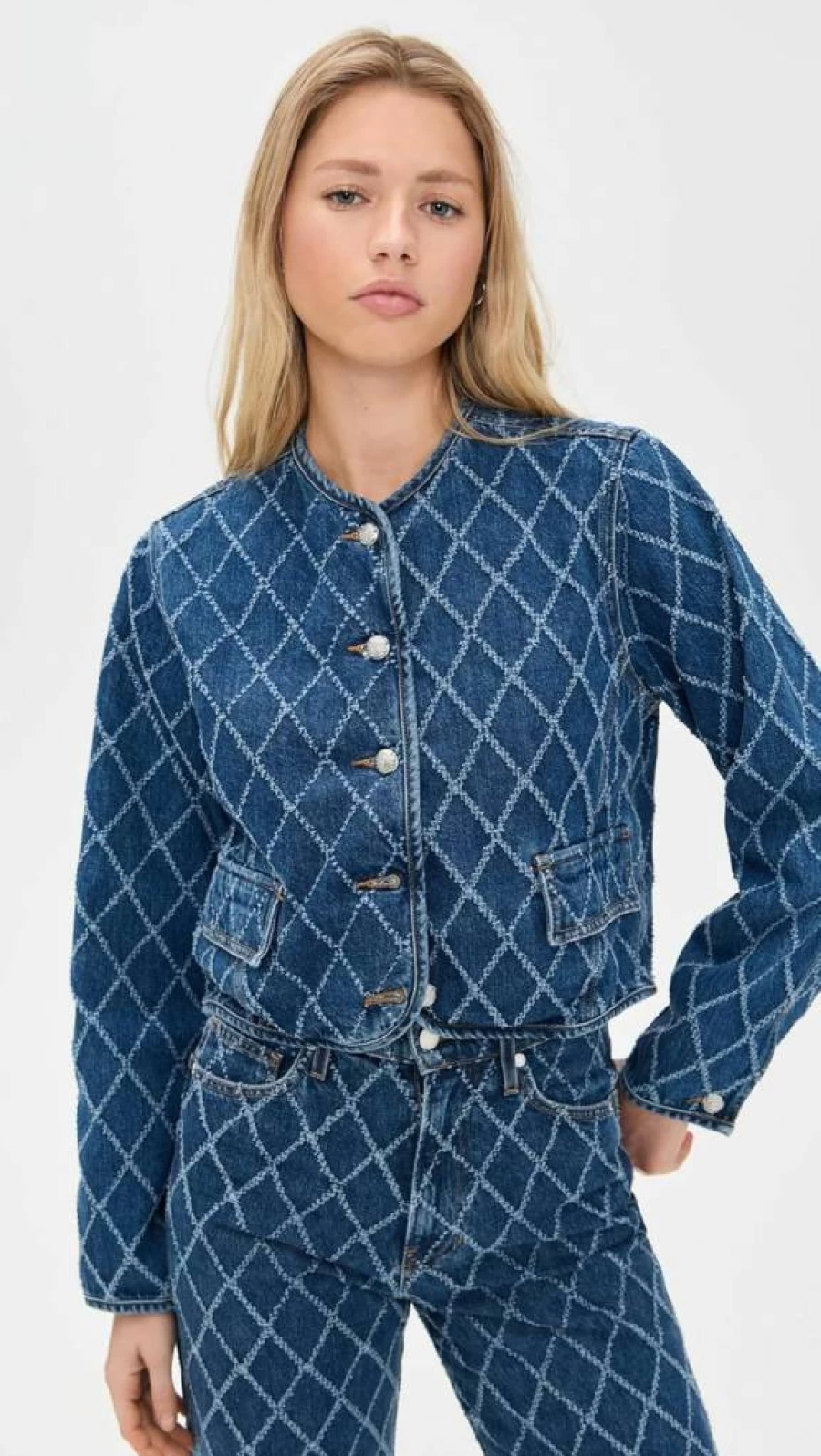 Veronica Beard Jean Women's Nolita Jacket – Stylish Casual Denim Outerwear Coat