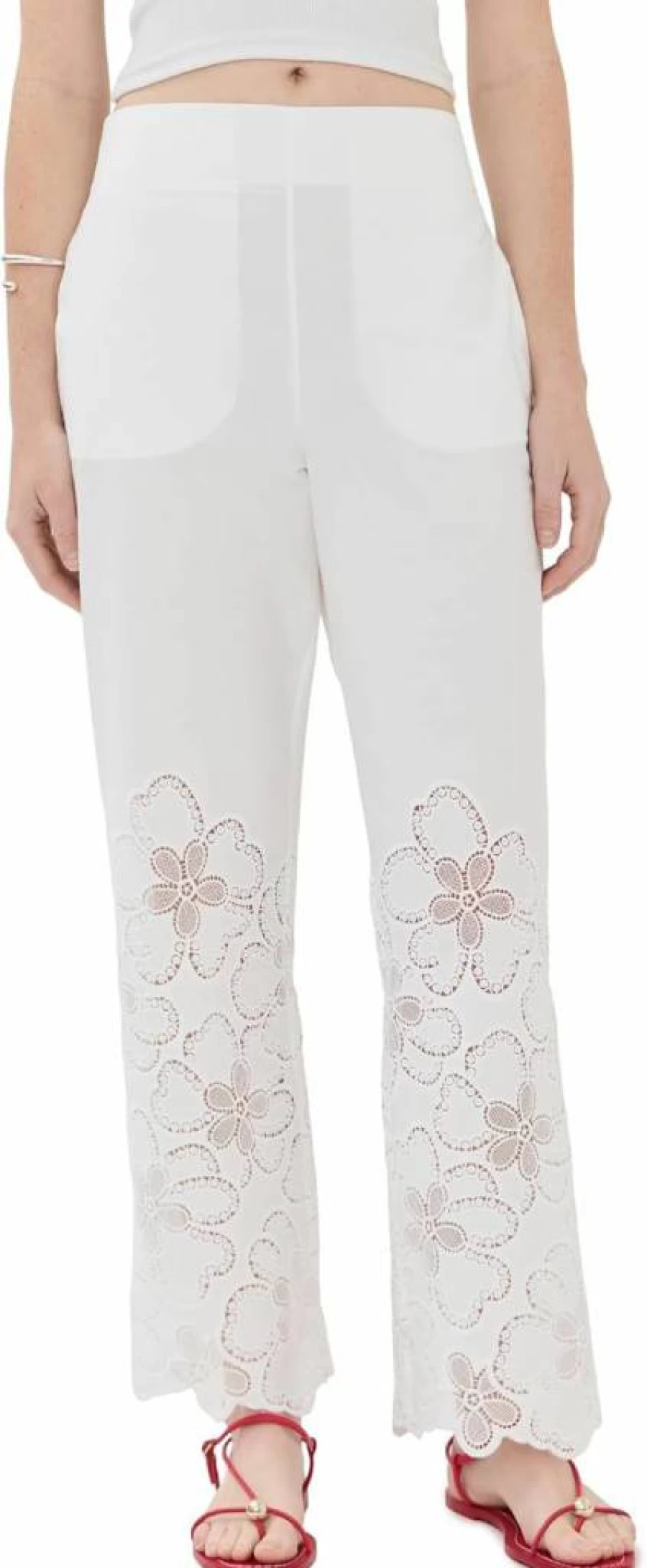 Borgo de Nor Women's Joshua High-Waisted Linen Pants - Casual Comfort Fit Summer Trousers