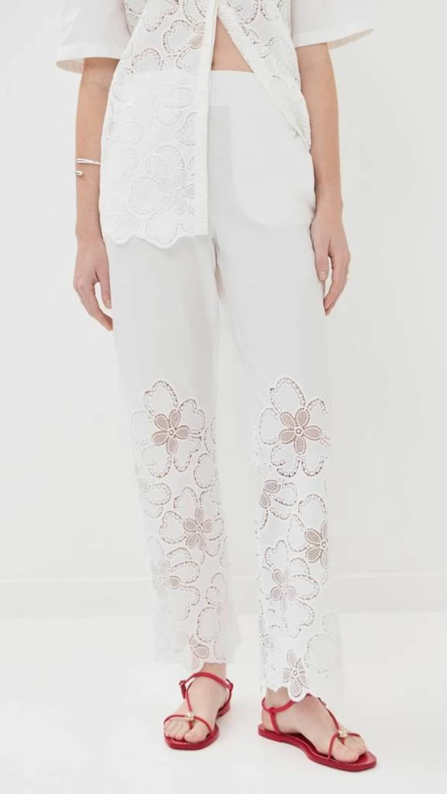 Borgo de Nor Women's Joshua High-Waisted Linen Pants - Casual Comfort Fit Summer Trousers