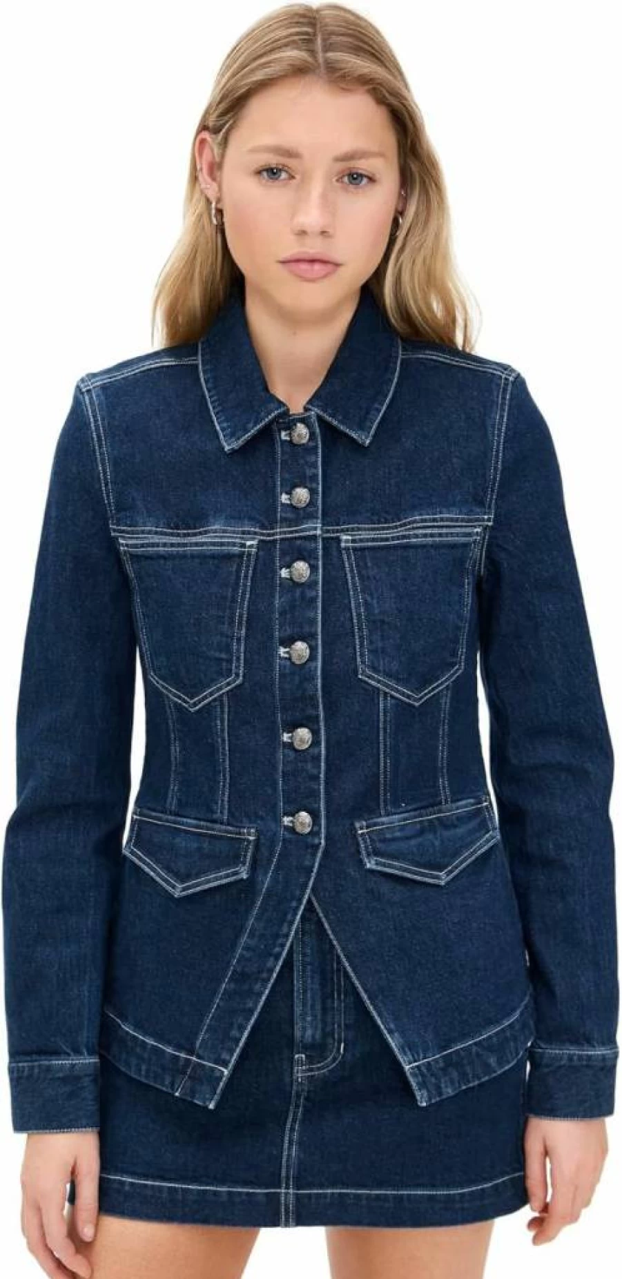 Veronica Beard Jean Women's Alfie Jacket – Stylish Denim Outerwear for Women