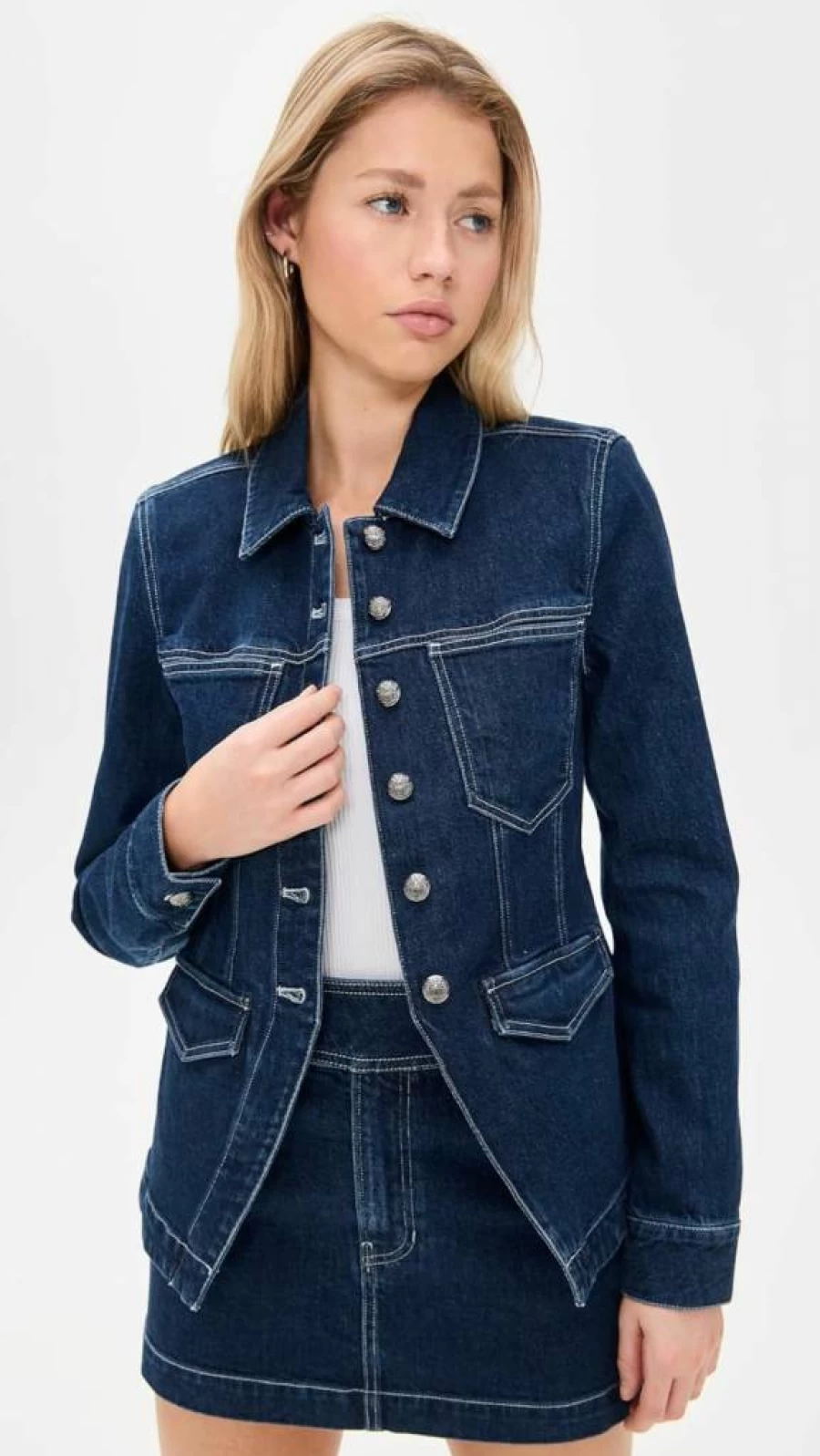 Veronica Beard Jean Women's Alfie Jacket – Stylish Denim Outerwear for Women