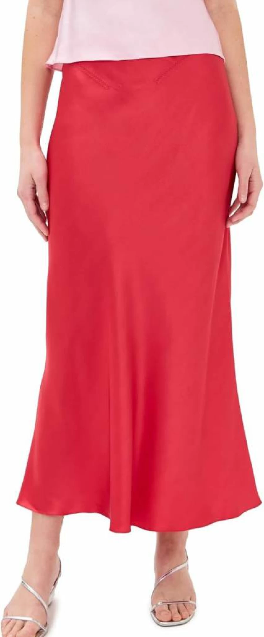 Anna October Women's Champaca Floral Midi Skirt - Elegant A-Line Summer Skirt