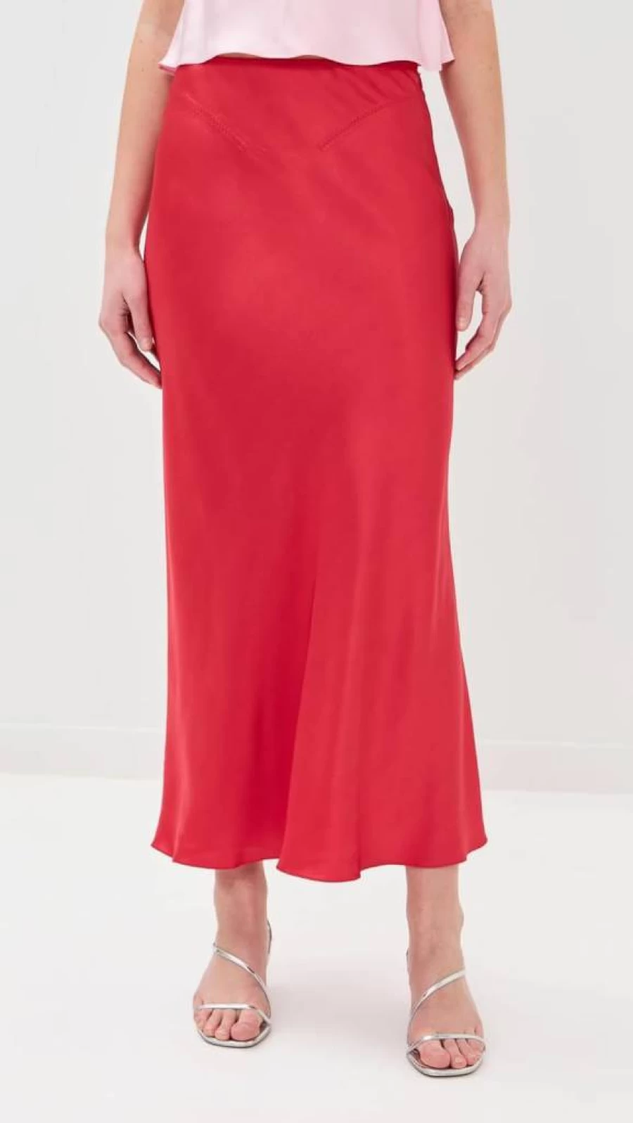 Anna October Women's Champaca Floral Midi Skirt - Elegant A-Line Summer Skirt