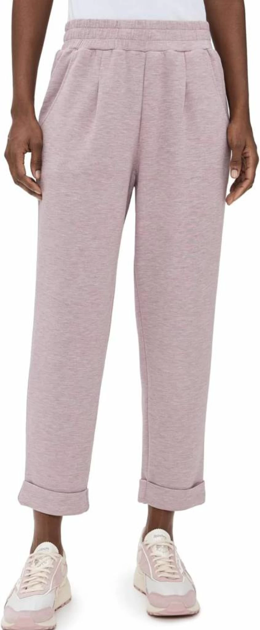 Varley Women's High-Waisted Rolled Cuff Yoga Pants - 25" Length for Comfort & Style