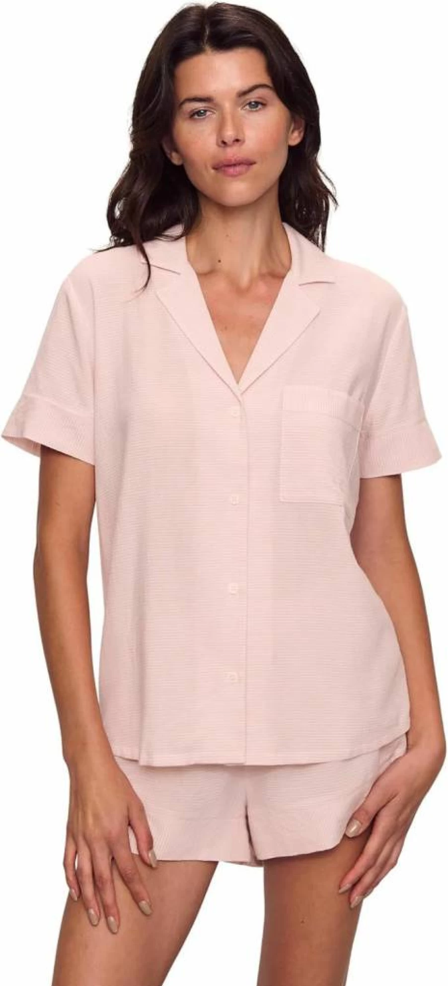 Eberjey Women's Nautico Shortie Pajama Set - Soft Sleepwear Shorts & Top for Comfortable Nights