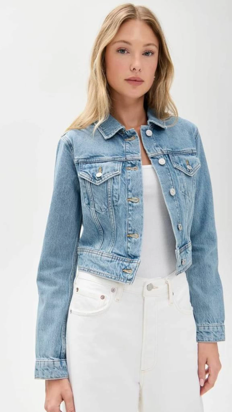 PAIGE Women's Chantal Denim Jacket - Stylish Casual Outerwear for Women
