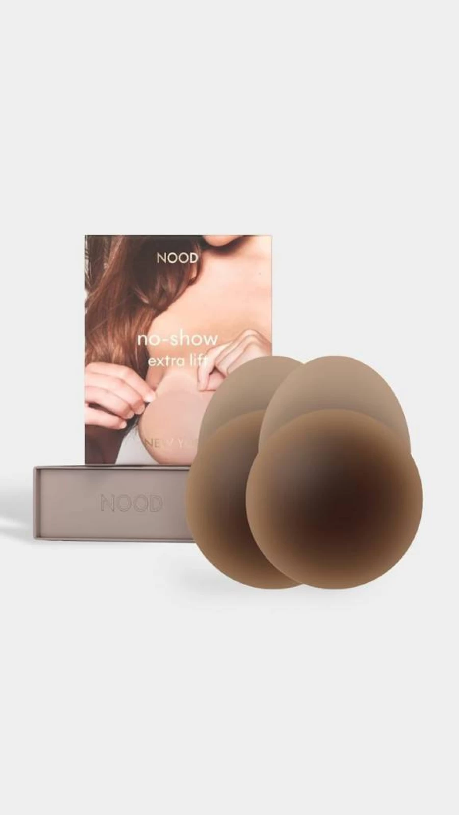 NOOD Women's No-Show Extra Lift Insoles for Comfort & Support