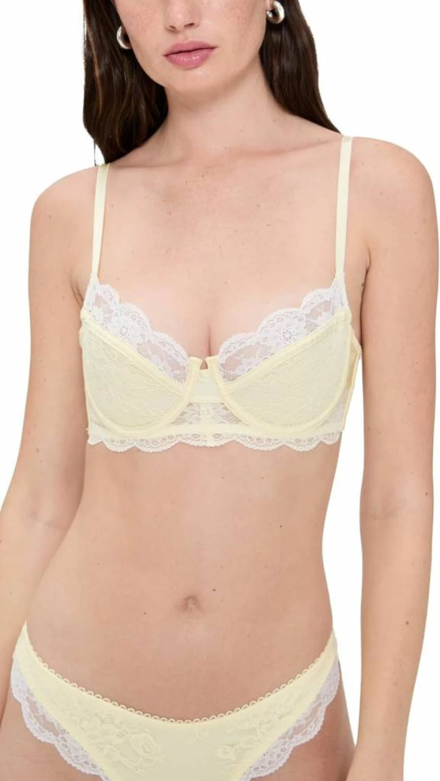 KAE THE LABEL Women's Arabella Underwire Bra - Supportive Lace Lingerie for Comfort and Style