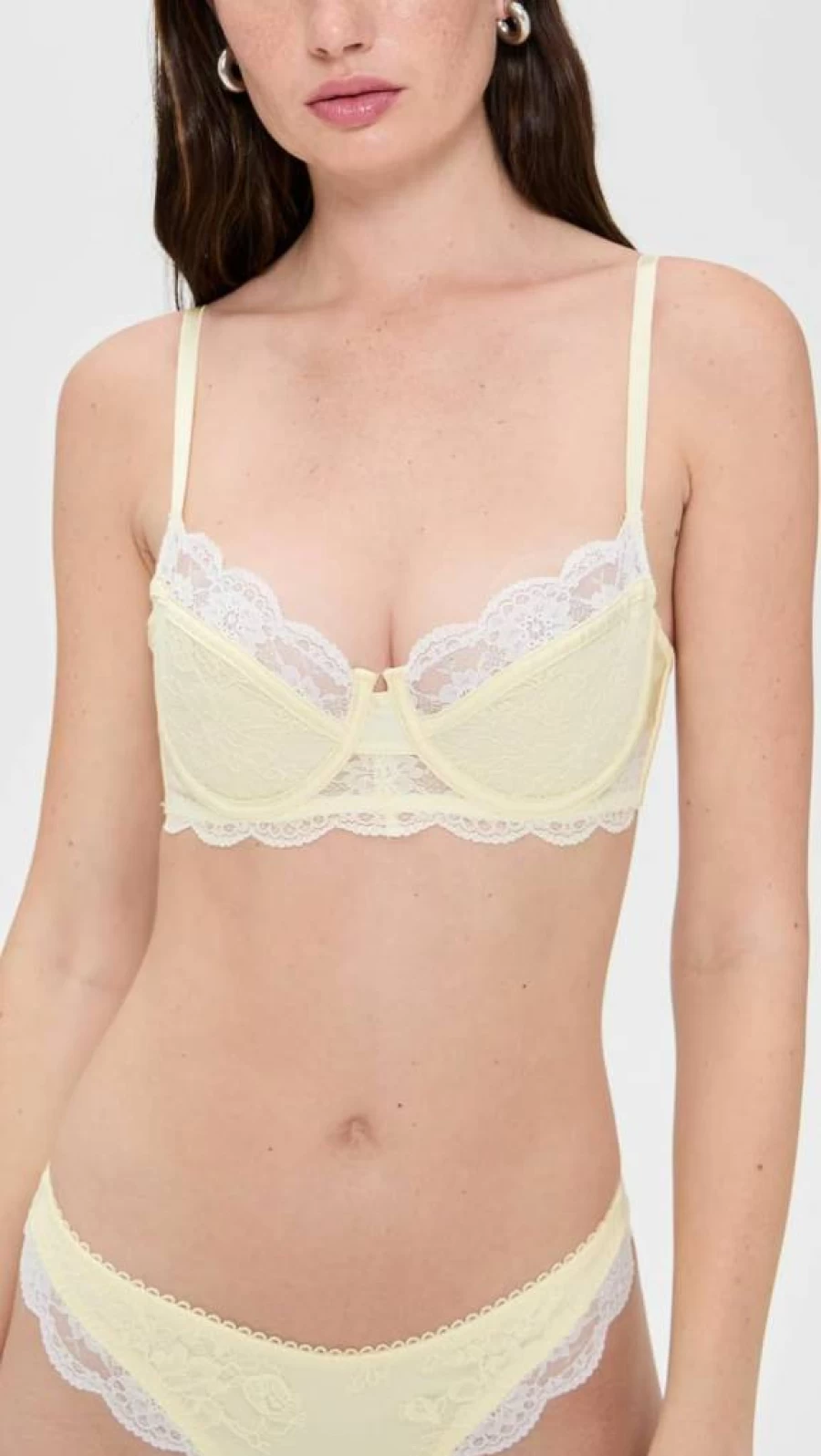 KAE THE LABEL Women's Arabella Underwire Bra - Supportive Lace Lingerie for Comfort and Style