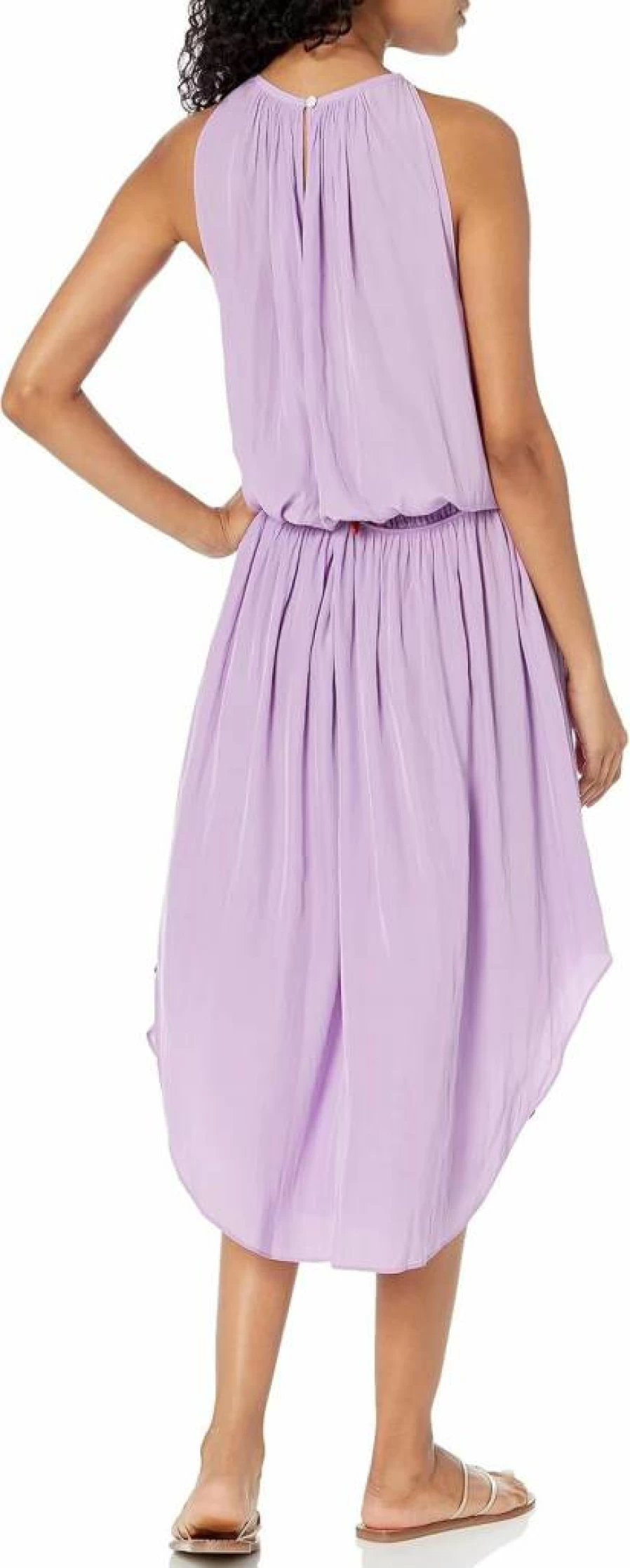 Ramy Brook Audrey High Neck Midi Dress for Women - Elegant Feminine Style