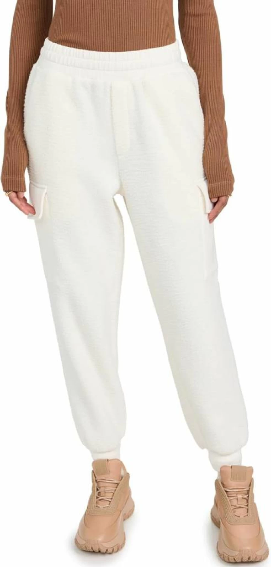 Varley Women's Samson Relaxed Fleece Pants - Cozy Casual Lounge Pants for Women