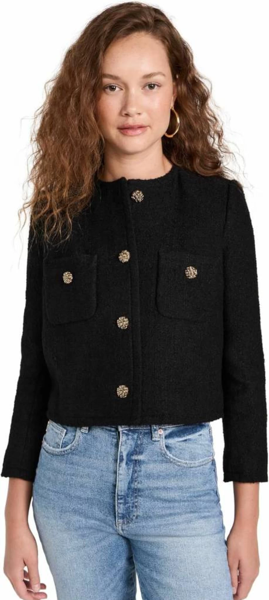 ba&sh Women's Meredith Jacket - Stylish Casual Outerwear Coat for Women