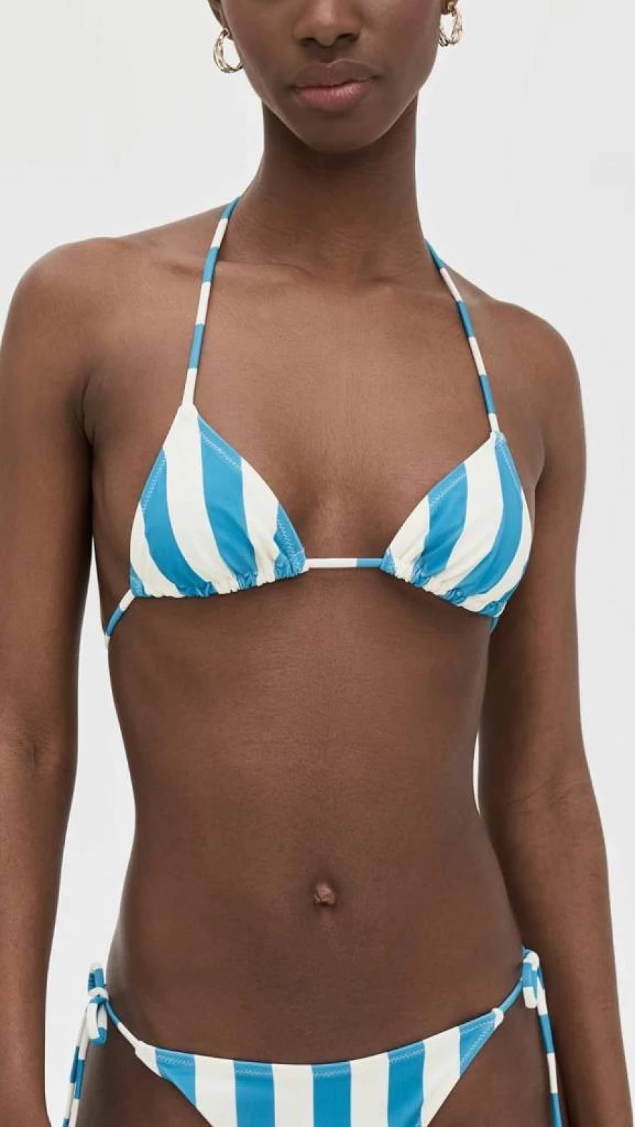 Solid & Striped Women's Iris Bikini Top - Striped Swimwear for Women