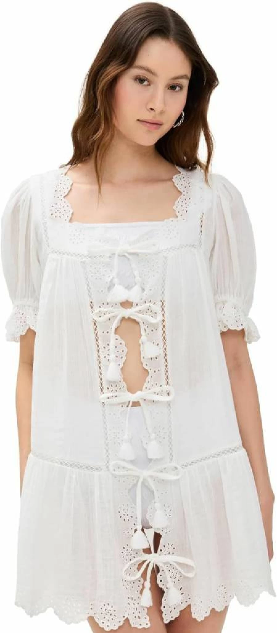 Sea Women's Mae Beach Cover Up Dress Short Sleeve Swimwear Tunic