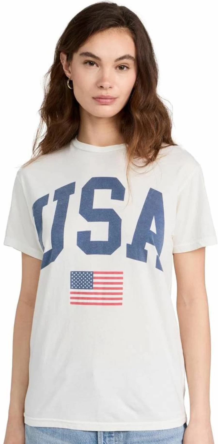 Original Retro Brand Vintage USA Flag Women's T-Shirt - Classic American Tee for Women