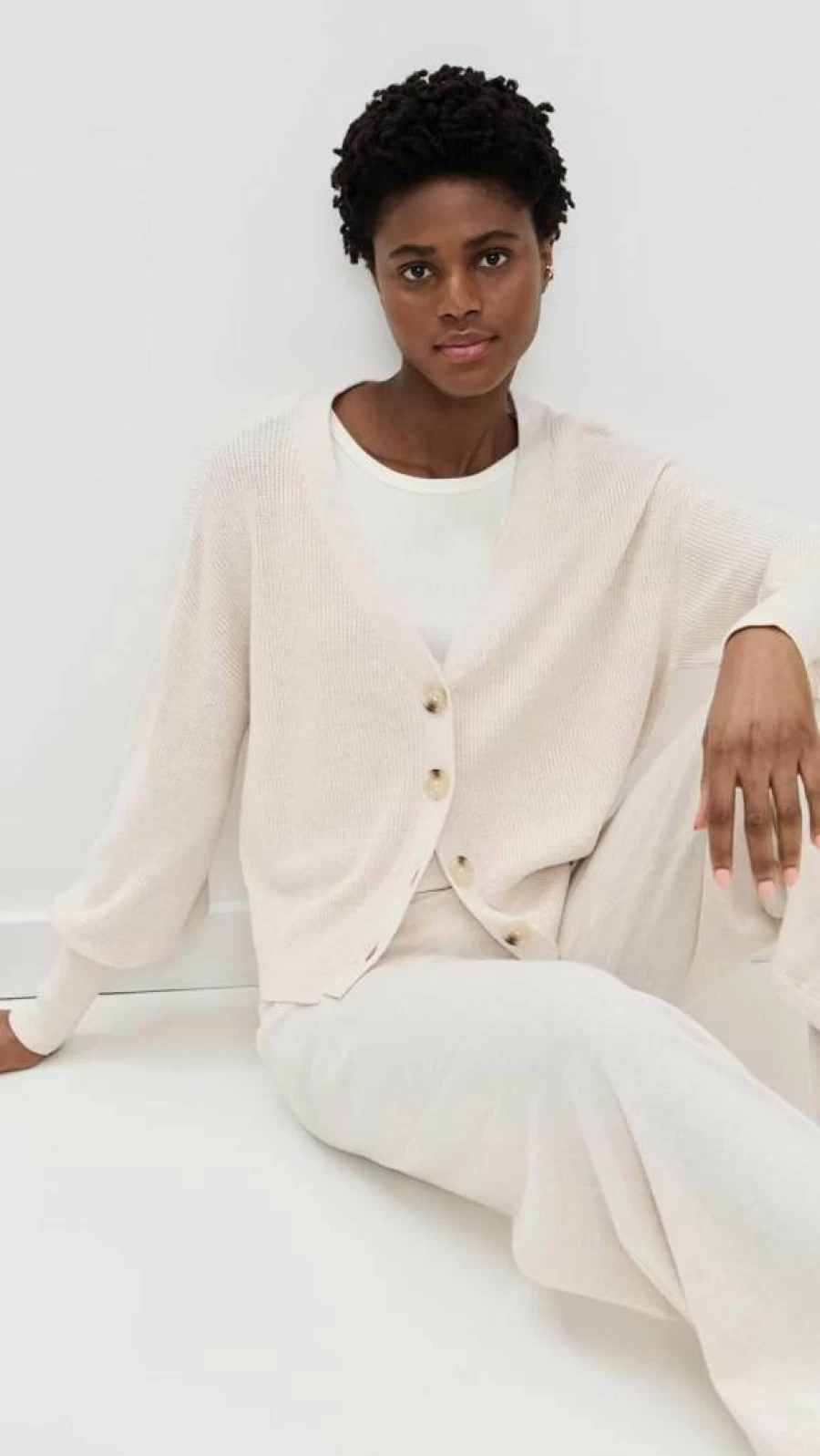 Eberjey Women's Soft Fine Gauge Knit Cardigan Sweater