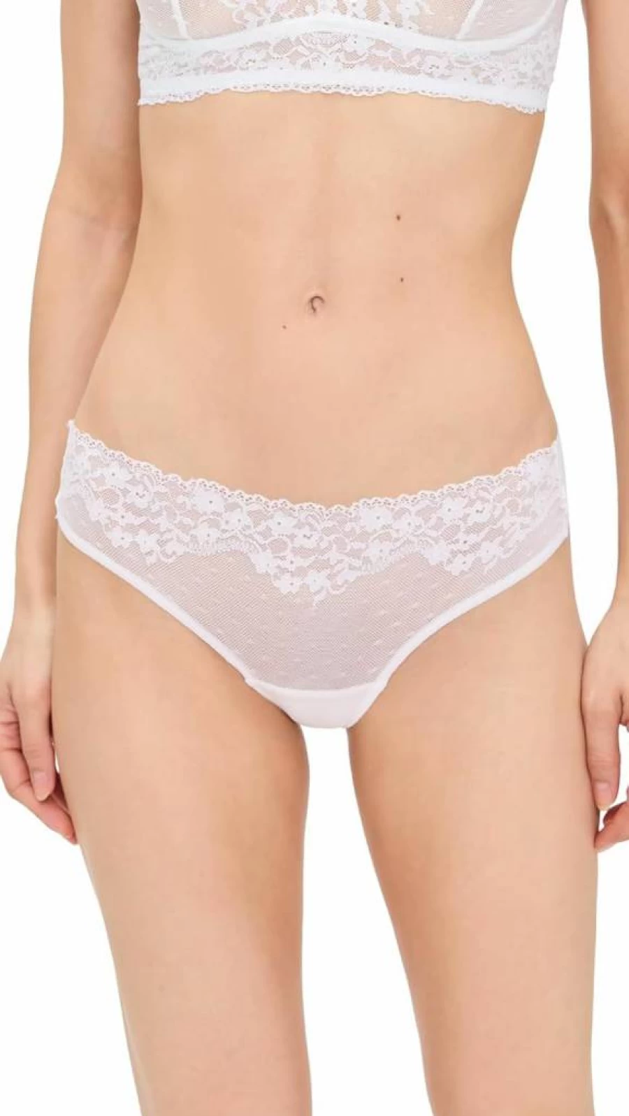 Commando Women's Double Take Lace Thong - Soft Comfortable Underwear