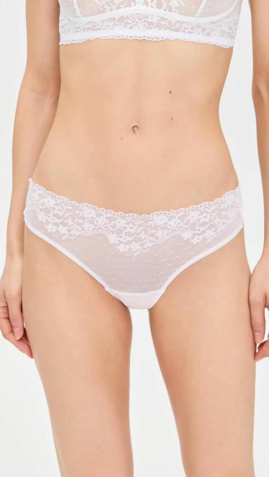 Commando Women's Double Take Lace Thong - Soft Comfortable Underwear