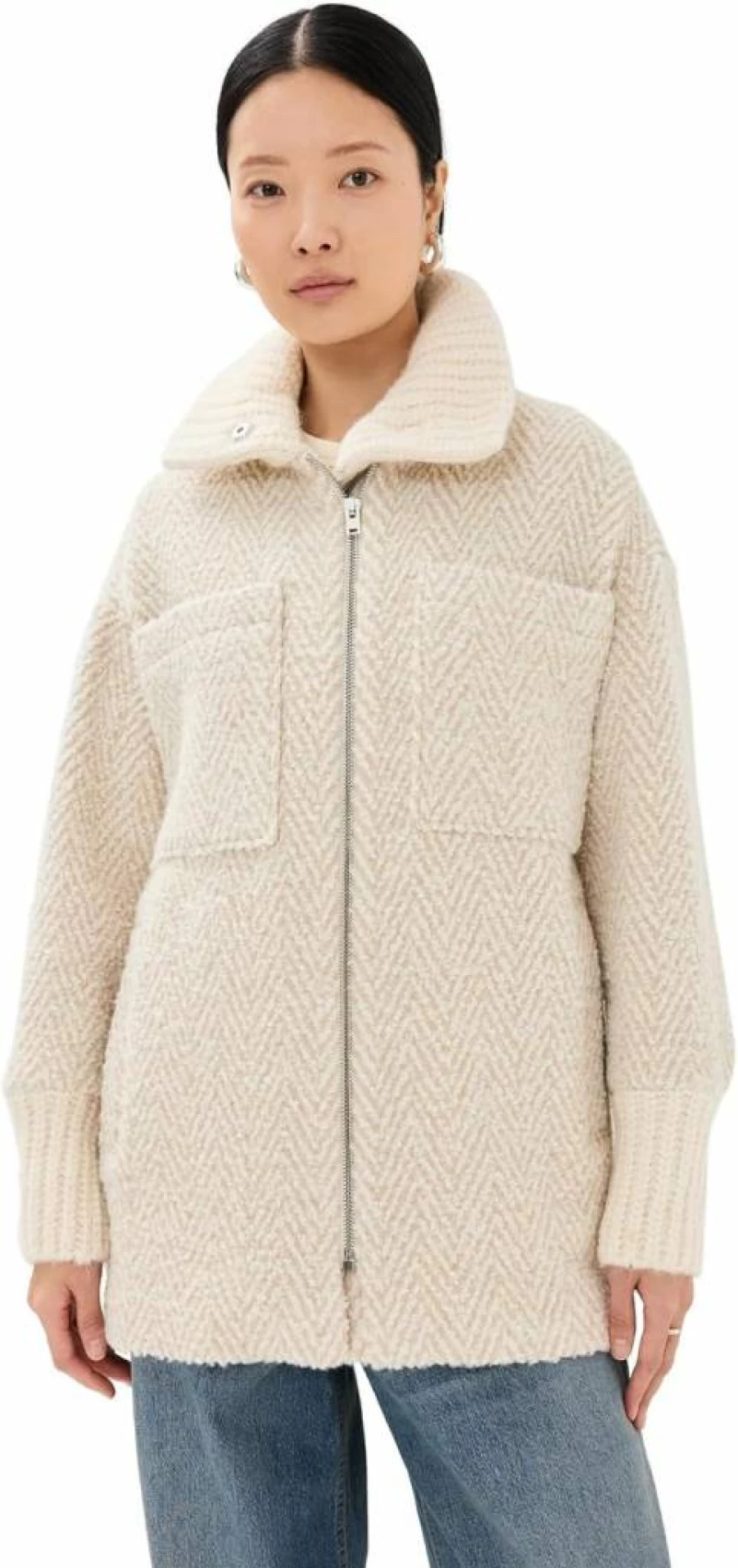 IRO Women's Sanab Leather Jacket - Stylish Outerwear for Women