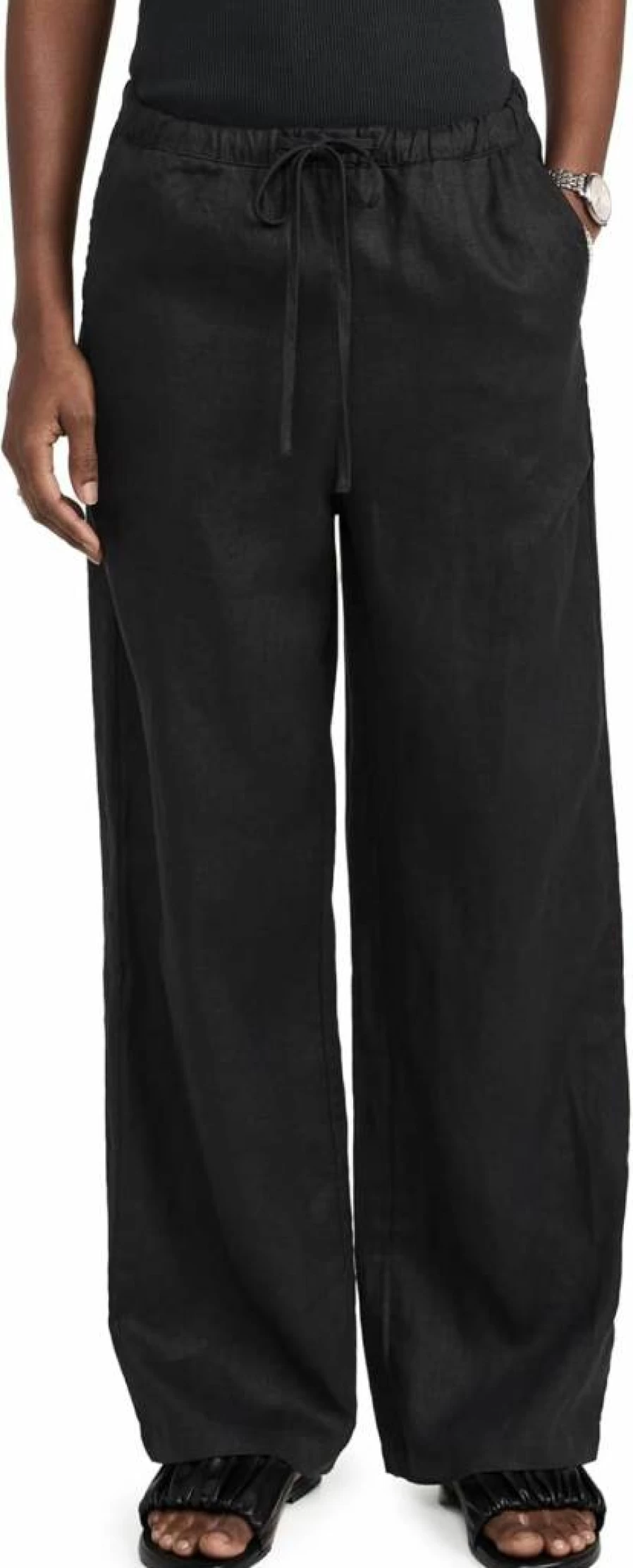 Rails Women's Emmie High-Waisted Wide-Leg Trousers - Comfortable & Stylish Casual Pants