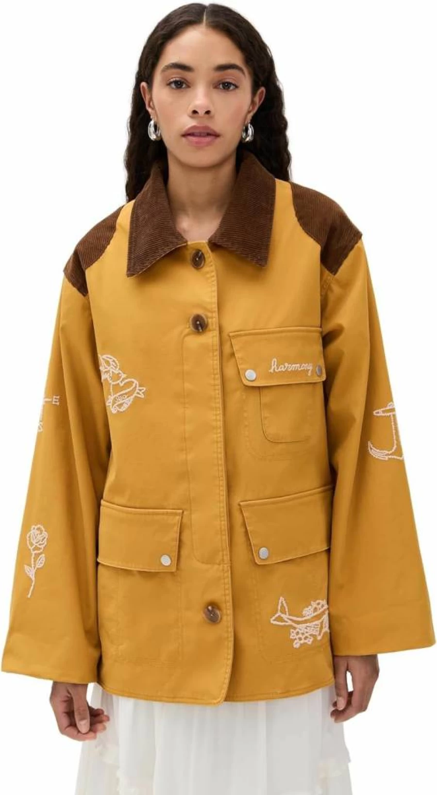 Sea Women's Clyde Waterproof Lighthouse Print Jacket – Windproof Outdoor Coat