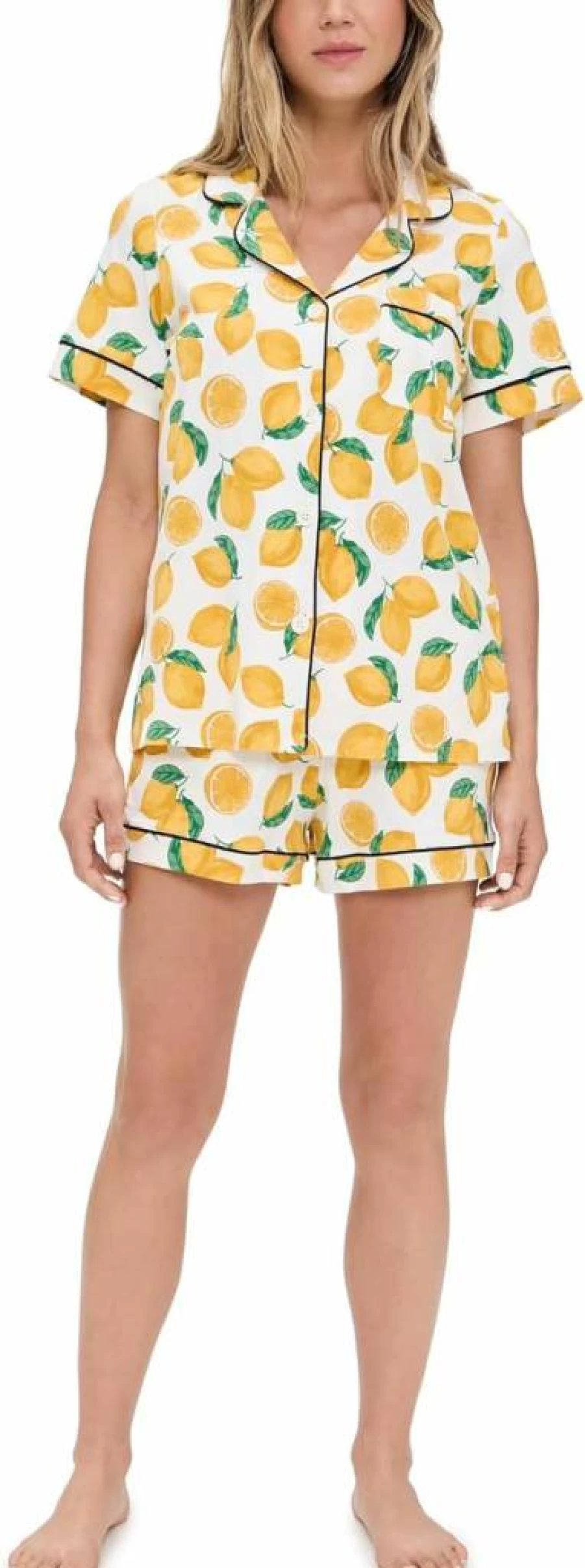 BedHead Pajamas Women's Cotton Shorty PJ Set - Classic Jersey Knit Sleepwear
