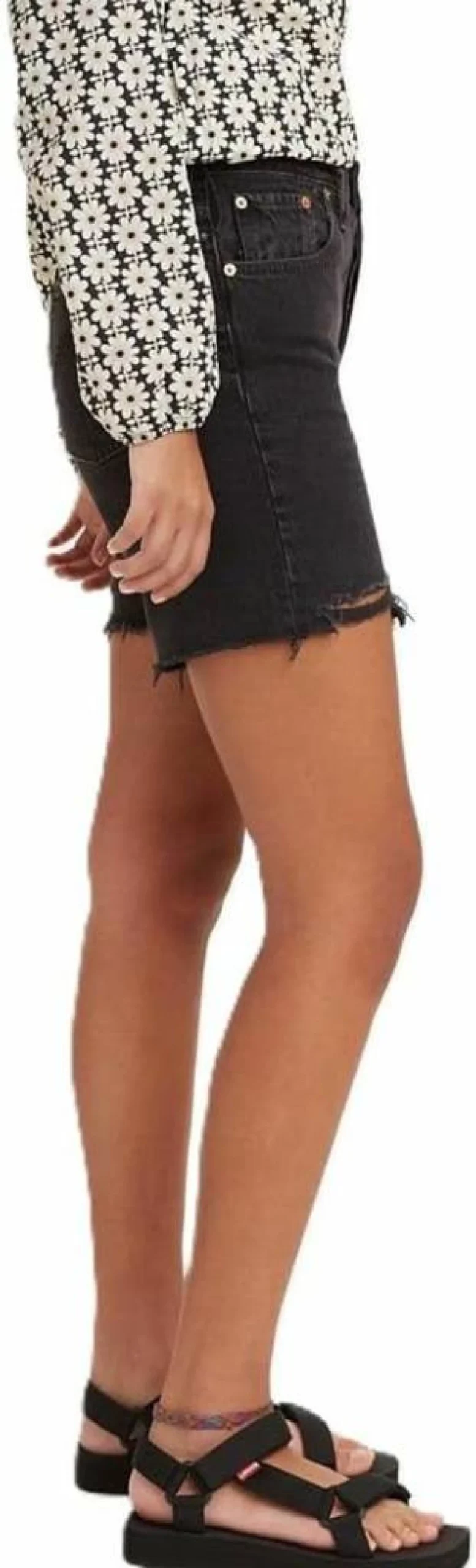 Levi's Women's 501 Mid Thigh Shorts | Premium Denim Shorts for Women