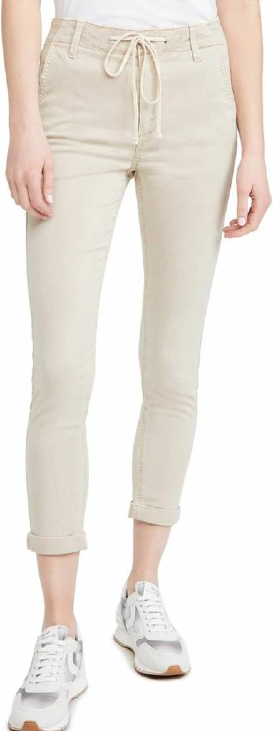 PAIGE Women's Christy High-Waisted Drawstring Pants - Comfortable Casual Trousers for Women